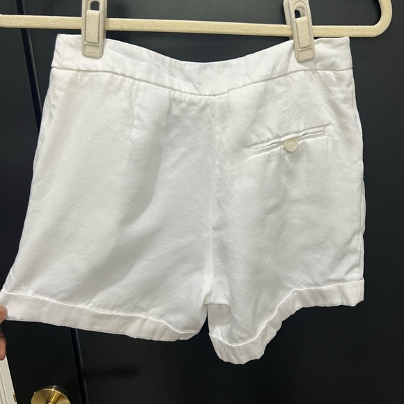 H&M White Women's Conscious Collection Shorts with side tie - Picture 3 of 7